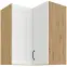 Skrinka do kuchyne STILO biely/ARTISAN 60X60 GN-72 2F (90°)