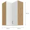 Skrinka do kuchyne STILO biely/ARTISAN 60X60 GN-90 2F (90°),2