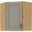 Skrinka do kuchyne STILO CLAYGREY/ARTISAN 60X60 GN-72 2F (45°)