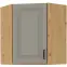 Skrinka do kuchyne STILO CLAYGREY/ARTISAN 60X60 GN-72 2F (45°)