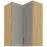 Skrinka do kuchyne STILO CLAYGREY/ARTISAN 60X60 GN-90 2F (90°)