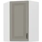 Skrinka do kuchyne STILO CLAYGREY/biely 60X60 GN-90 1F (45°)