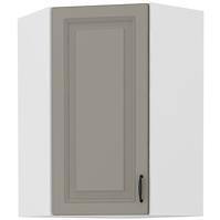 Skrinka do kuchyne STILO CLAYGREY/biely 60X60 GN-90 1F (45°)