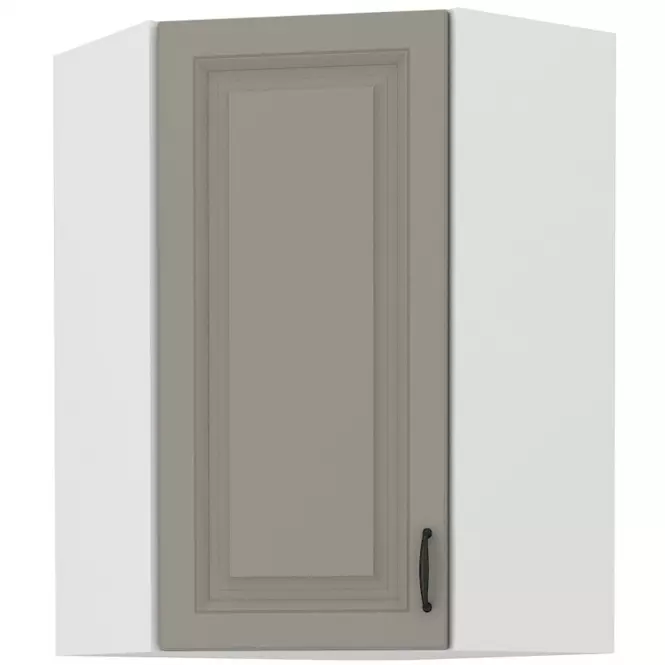 Skrinka do kuchyne STILO CLAYGREY/biely 60X60 GN-90 1F (45°)