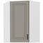 Skrinka do kuchyne STILO CLAYGREY/biely 60X60 GN-90 1F (45°)