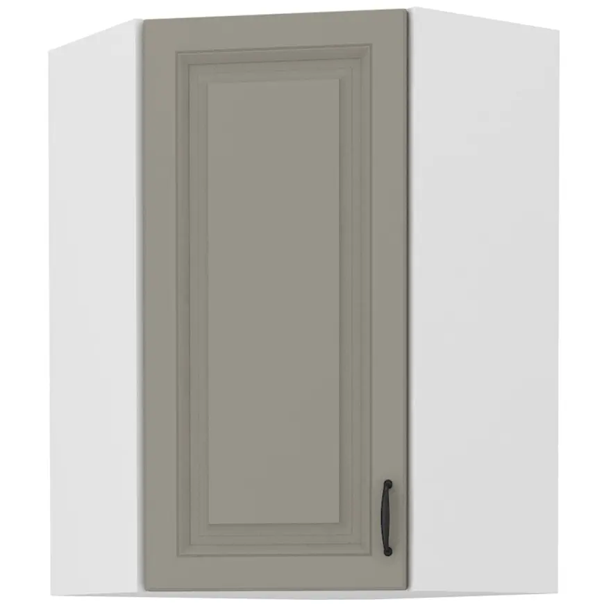 Skrinka do kuchyne STILO CLAYGREY/biely 60X60 GN-90 1F (45°)