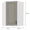 Skrinka do kuchyne STILO CLAYGREY/biely 60X60 GN-90 1F (45°),2