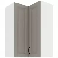 Skrinka do kuchyne STILO CLAYGREY/biely 60X60 GN-90 2F (90°)