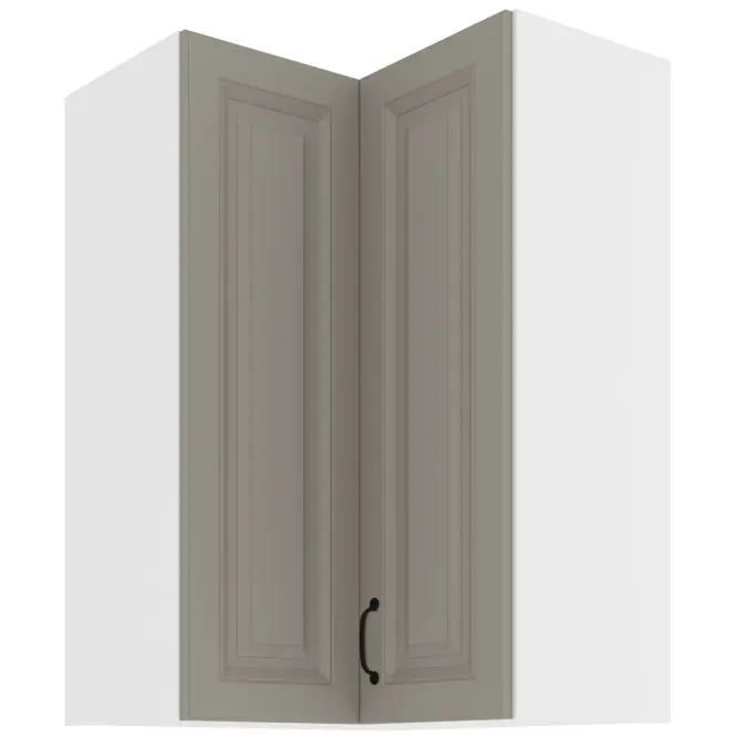 Skrinka do kuchyne STILO CLAYGREY/biely 60X60 GN-90 2F (90°)