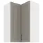 Skrinka do kuchyne STILO CLAYGREY/biely 60X60 GN-90 2F (90°)