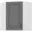 Skrinka do kuchyne STILO DUSTGREY/biely 60X60 GN-72 2F (45°)