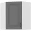 Skrinka do kuchyne STILO DUSTGREY/biely 60X60 GN-72 2F (45°)