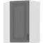 Skrinka do kuchyne STILO DUSTGREY/biely 60X60 GN-90 1F (45°)