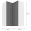 Skrinka do kuchyne STILO DUSTGREY/biely 60X60 GN-90 2F (90°),2