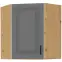 Skrinka do kuchyne STILO DUSTGREY/ARTISAN 60X60 GN-72 2F (45°)