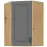 Skrinka do kuchyne STILO DUSTGREY/ARTISAN 60X60 GN-90 1F (45°)