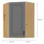 Skrinka do kuchyne STILO DUSTGREY/ARTISAN 60X60 GN-90 1F (45°),2