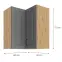 Skrinka do kuchyne STILO DUSTGREY/ARTISAN 60X60 GN-72 2F (90°),2