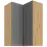 Skrinka do kuchyne STILO DUSTGREY/ARTISAN 60X60 GN-90 2F (90°)