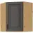Skrinka do kuchyne STILO GRAFIT/ARTISAN 60X60 GN-72 2F (45°)