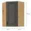 Skrinka do kuchyne STILO GRAFIT/ARTISAN 60X60 GN-90 1F (45°),2