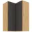 Skrinka do kuchyne STILO GRAFIT/ARTISAN 60X60 GN-90 2F (90°)