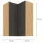 Skrinka do kuchyne STILO GRAFIT/ARTISAN 60X60 GN-90 2F (90°),2