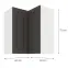 Skrinka do kuchyne STILO GRAFIT/biely 60X60 GN-72 2F (90°),2