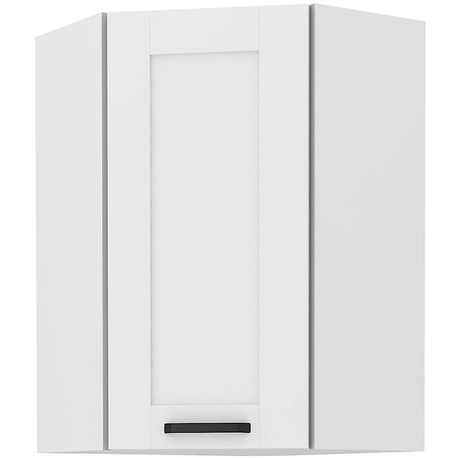 Skrinka do kuchyne LUNA biely/biely 60X60 GN-90 1F (45°)