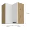 Skrinka do kuchyne LUNA biely/ARTISAN 60X60 GN-72 2F (90°),2