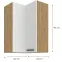 Skrinka do kuchyne LUNA biely/ARTISAN 60X60 GN-90 2F (90°),2