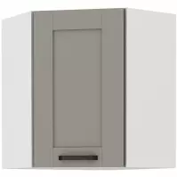 Skrinka do kuchyne LUNA CLAYGREY/biely 60X60 GN-72 2F (45°)