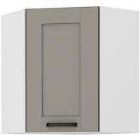 Skrinka do kuchyne LUNA CLAYGREY/biely 60X60 GN-72 2F (45°)