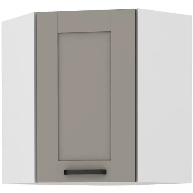 Skrinka do kuchyne LUNA CLAYGREY/biely 60X60 GN-72 2F (45°)