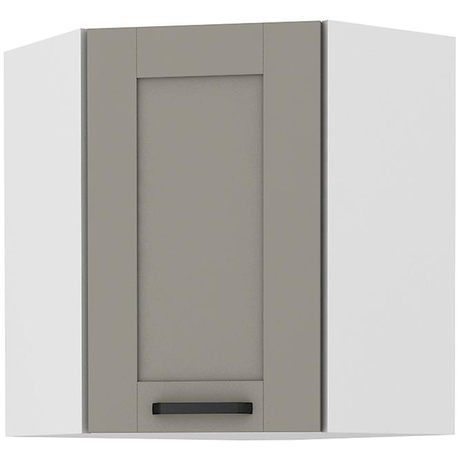 Skrinka do kuchyne LUNA CLAYGREY/biely 60X60 GN-72 2F (45°)