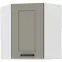 Skrinka do kuchyne LUNA CLAYGREY/biely 60X60 GN-72 2F (45°)