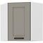 Skrinka do kuchyne LUNA CLAYGREY/biely 60X60 GN-72 2F (45°)