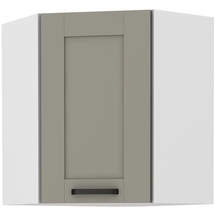 Skrinka do kuchyne LUNA CLAYGREY/biely 60X60 GN-72 2F (45°)
