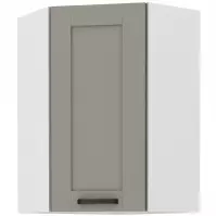 Skrinka do kuchyne LUNA CLAYGREY/biely 60X60 GN-90 1F (45°)