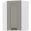 Skrinka do kuchyne LUNA CLAYGREY/biely 60X60 GN-90 1F (45°)