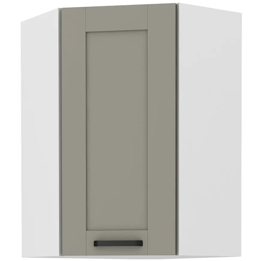 Skrinka do kuchyne LUNA CLAYGREY/biely 60X60 GN-90 1F (45°)
