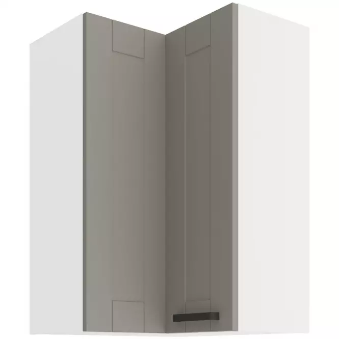 Skrinka do kuchyne LUNA CLAYGREY/biely 60X60 GN-90 2F (90°)