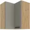Skrinka do kuchyne LUNA CLAYGREY/ARTISAN 60X60 GN-72 2F (90°)