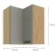 Skrinka do kuchyne LUNA CLAYGREY/ARTISAN 60X60 GN-72 2F (90°),2