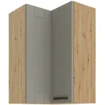 Skrinka do kuchyne LUNA CLAYGREY/ARTISAN 60X60 GN-90 2F (90°)
