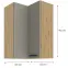 Skrinka do kuchyne LUNA CLAYGREY/ARTISAN 60X60 GN-90 2F (90°),2