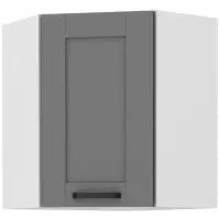 Skrinka do kuchyne LUNA DUSTGREY/biely 60X60 GN-72 2F (45°)