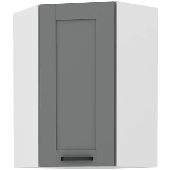 Skrinka do kuchyne LUNA DUSTGREY/biely 60X60 GN-90 1F (45°)