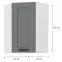 Skrinka do kuchyne LUNA DUSTGREY/biely 60X60 GN-90 1F (45°),2