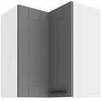 Skrinka do kuchyne LUNA DUSTGREY/biely 60X60 GN-72 2F (90°)